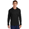 Sport-Tek Unisex Black Posi-UV Pro Long Sleeve Hoodie