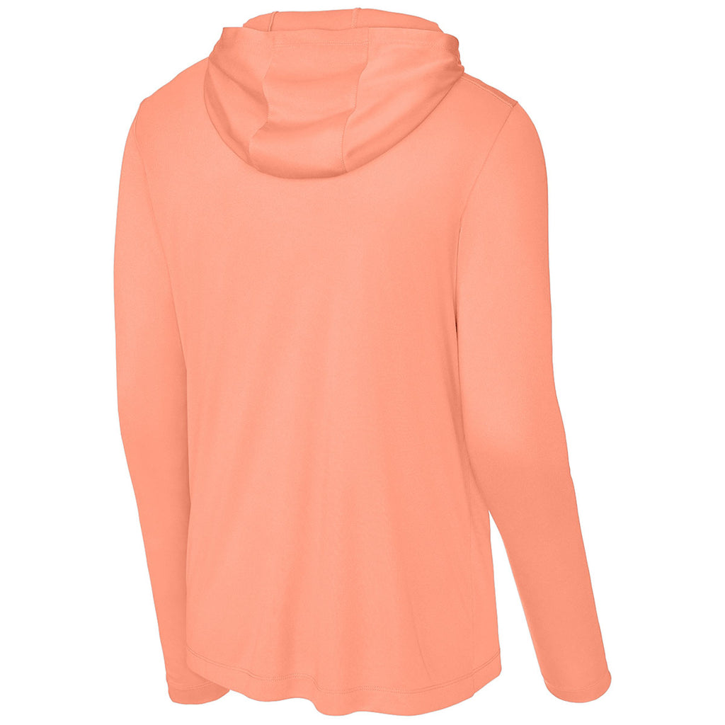 Sport-Tek Unisex Soft Coral Posi-UV Pro Long Sleeve Hoodie