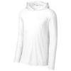 Sport-Tek Unisex White Posi-UV Pro Long Sleeve Hoodie