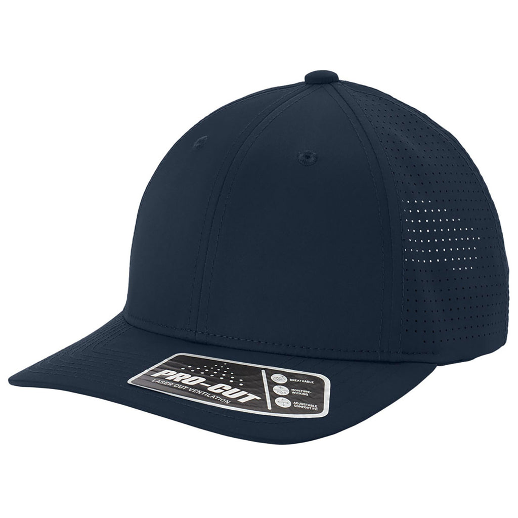 Sport-Tek True Navy Pro-Cut Adjustable Cap
