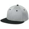 Sport-Tek Silver/Black/Silver Impact Mesh Stretch-Tek Cap