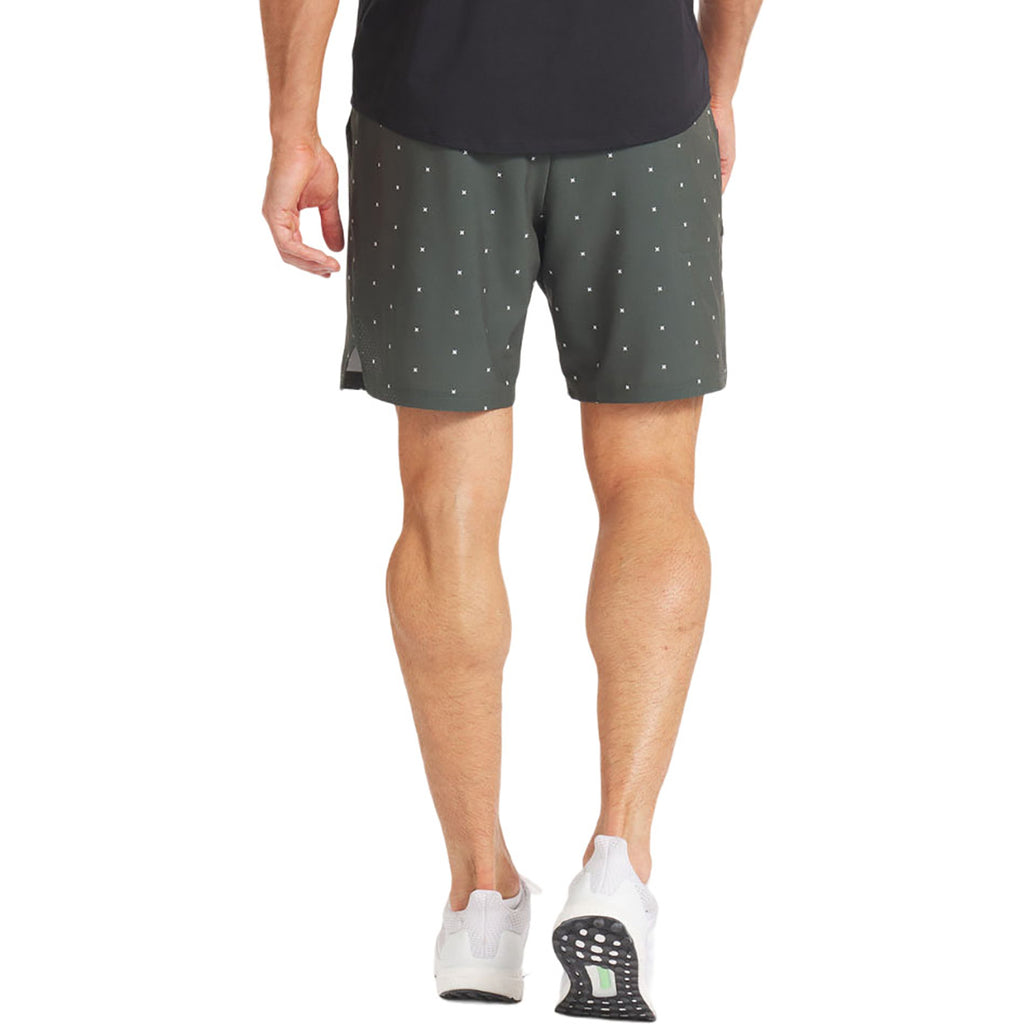 UNRL Men's Olive X-Out Stride Short [7.5"]