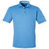 Swannies Golf Men's Blue Barrett Embossed Polo