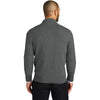 Port Authority Men's Charcoal Heather Easy Care 1/4-Zip Sweater