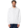 Stanley/Stella Unisex White Cultivator 2.0 Full-Zip Hooded Sweatshirt