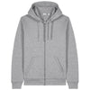 Stanley/Stella Unisex Heather Grey Mixer Full-Zip Hooded Sweatshirt