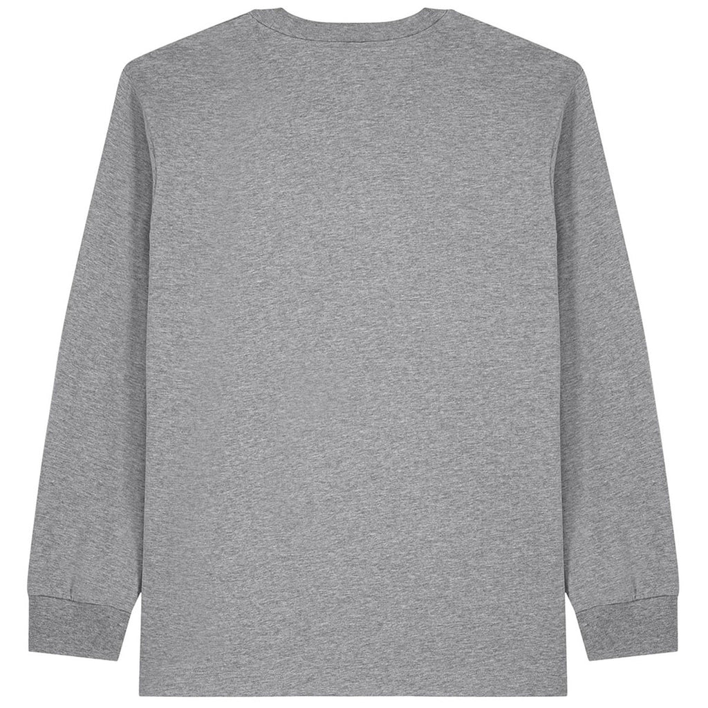 Stanley/Stella Unisex Heather Grey Freestyler Heavyweight Long Sleeve Tee