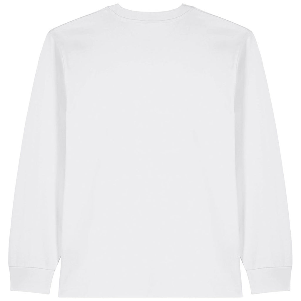 Stanley/Stella Unisex White Freestyler Heavyweight Long Sleeve Tee