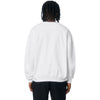 Stanley/Stella Unisex White Ledger Dry Crewneck Sweatshirt