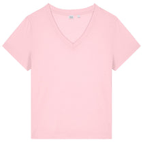 Stanley/Stella Women's Cotton Pink Stella Isla V-Neck Tee