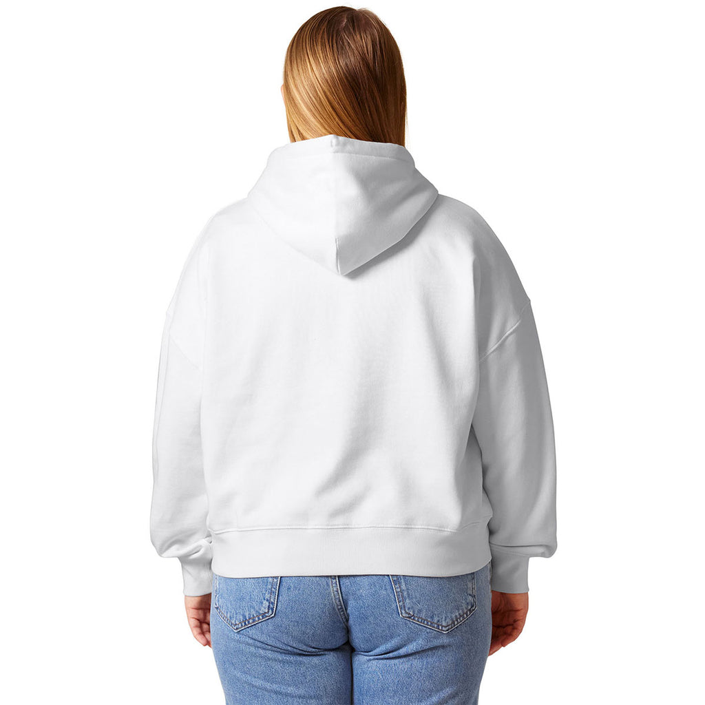 Stanley/Stella Women's White Stella Ida Full-Zip Hooded Sweatshirt