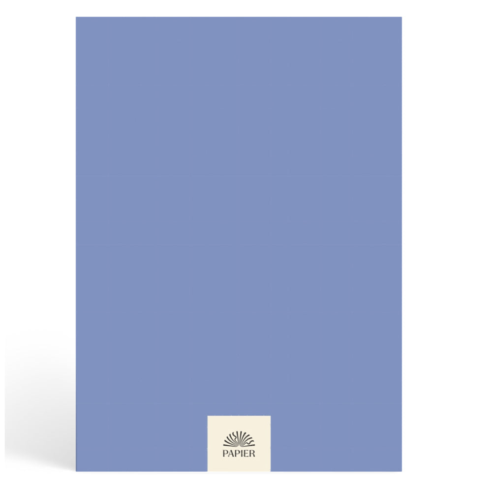 Papier Ice Blue Shine Recipe Journal