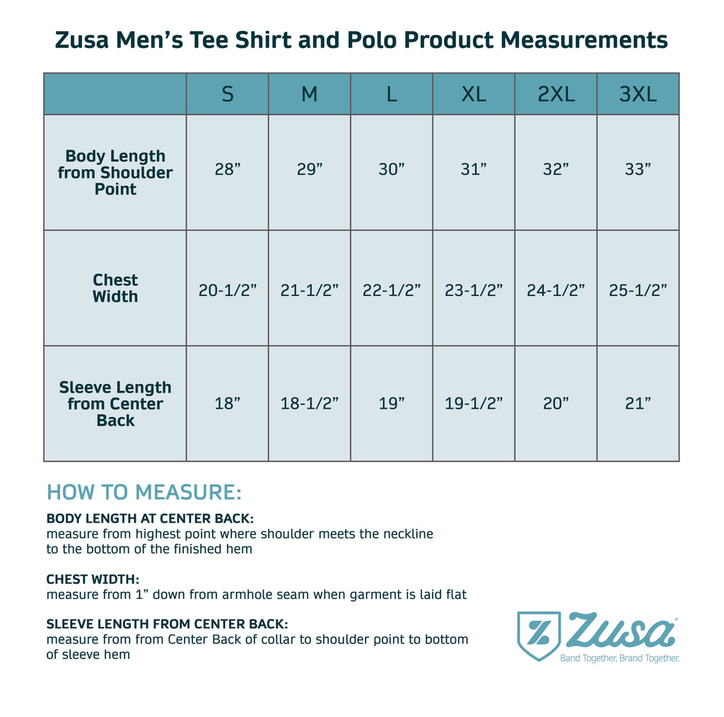 48-Hour Zusa Men's Black Heather Tamarac Tee