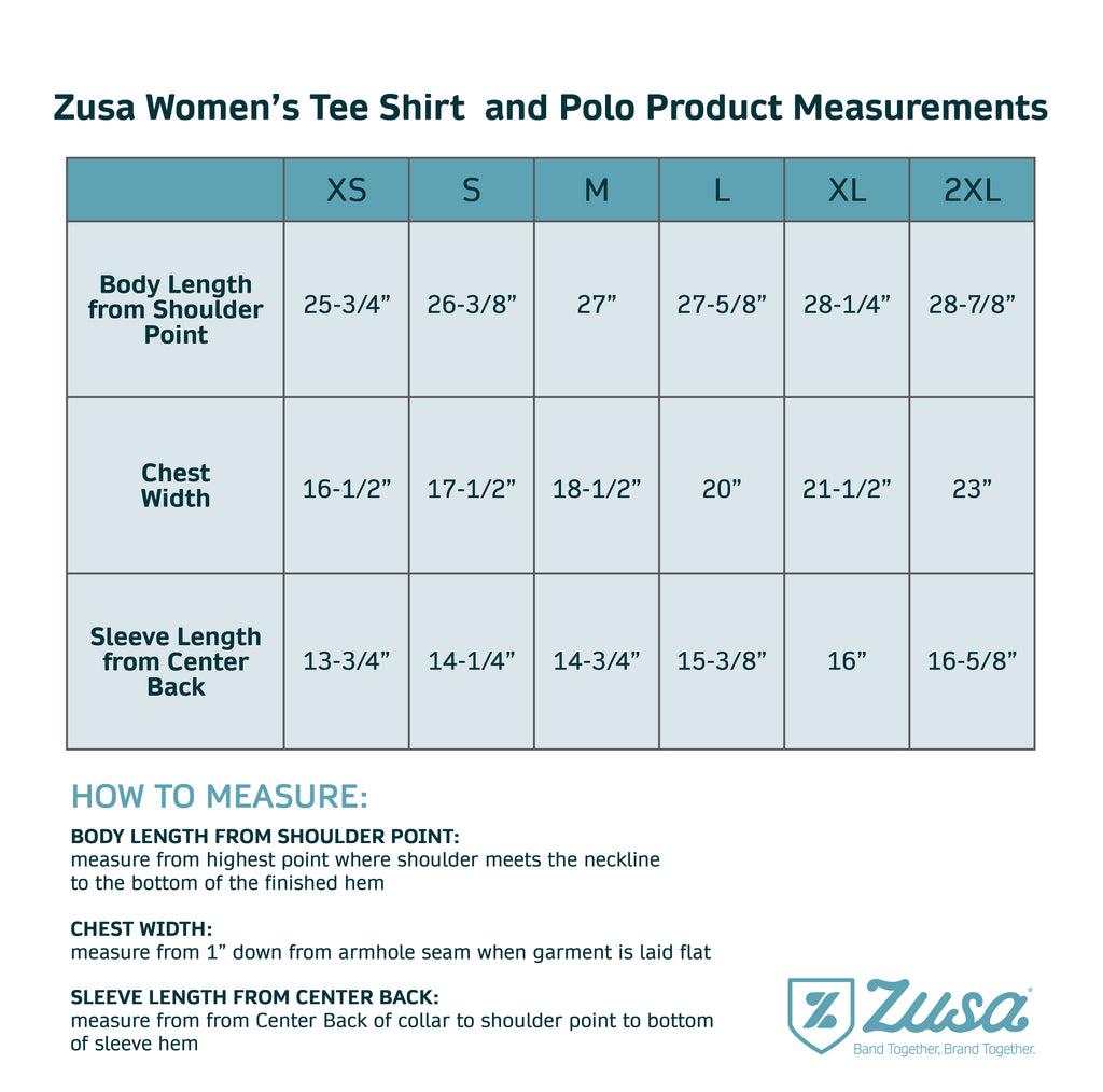 48-Hour Zusa Women's True Navy Heather Tamarac Tee