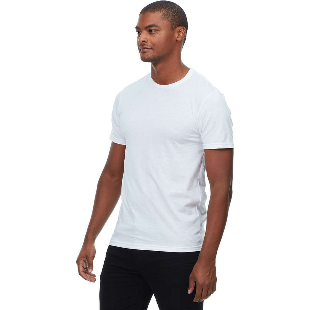 Threadfast Apparel Men's Solid White Epic CVC T-Shirt