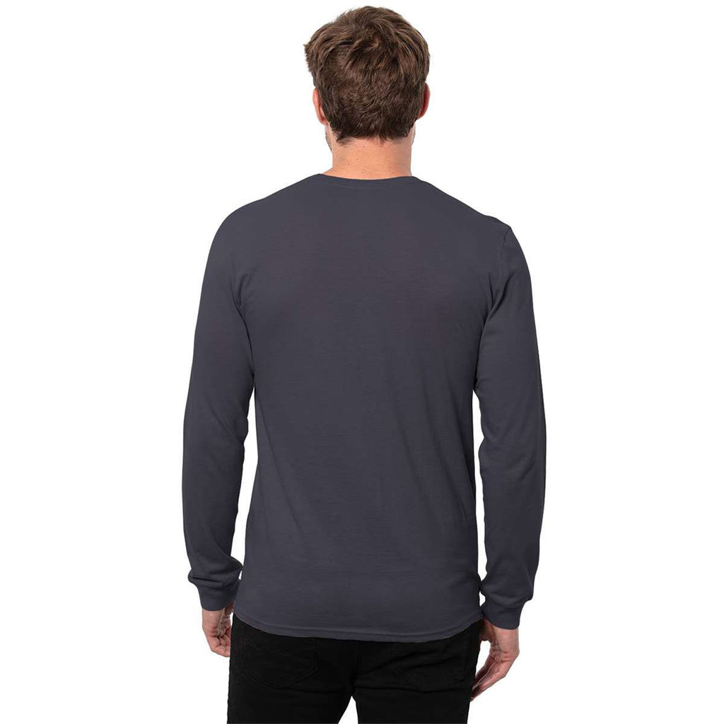 Threadfast Apparel Men's Graphite Epic Long Sleeve T-Shirt