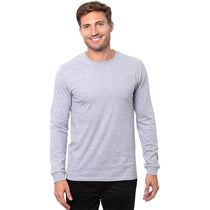 Threadfast Apparel Men's Heather Grey Epic Long Sleeve T-Shirt