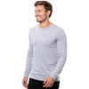 Threadfast Apparel Men's Heather Grey Epic Long Sleeve T-Shirt