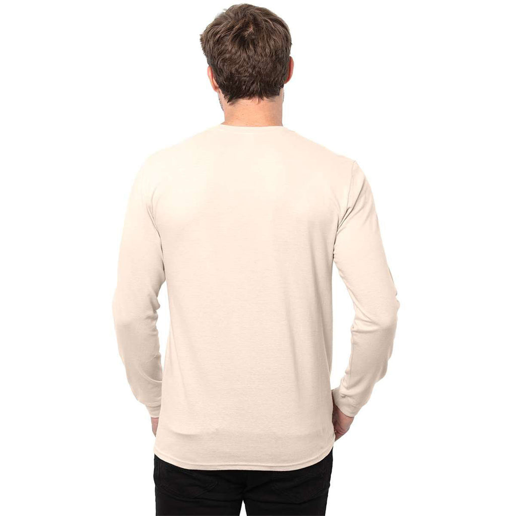 Threadfast Apparel Men's Sand Epic Long Sleeve T-Shirt