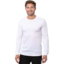 Threadfast Apparel Men's White Epic Long Sleeve T-Shirt