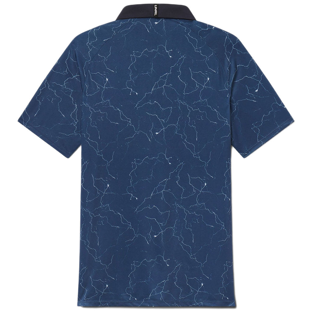 UNRL Men's Cavern Blue Tidal Polo