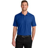 Port Authority Men's True Royal Tall Wearever Signature Pique Pocket Polo