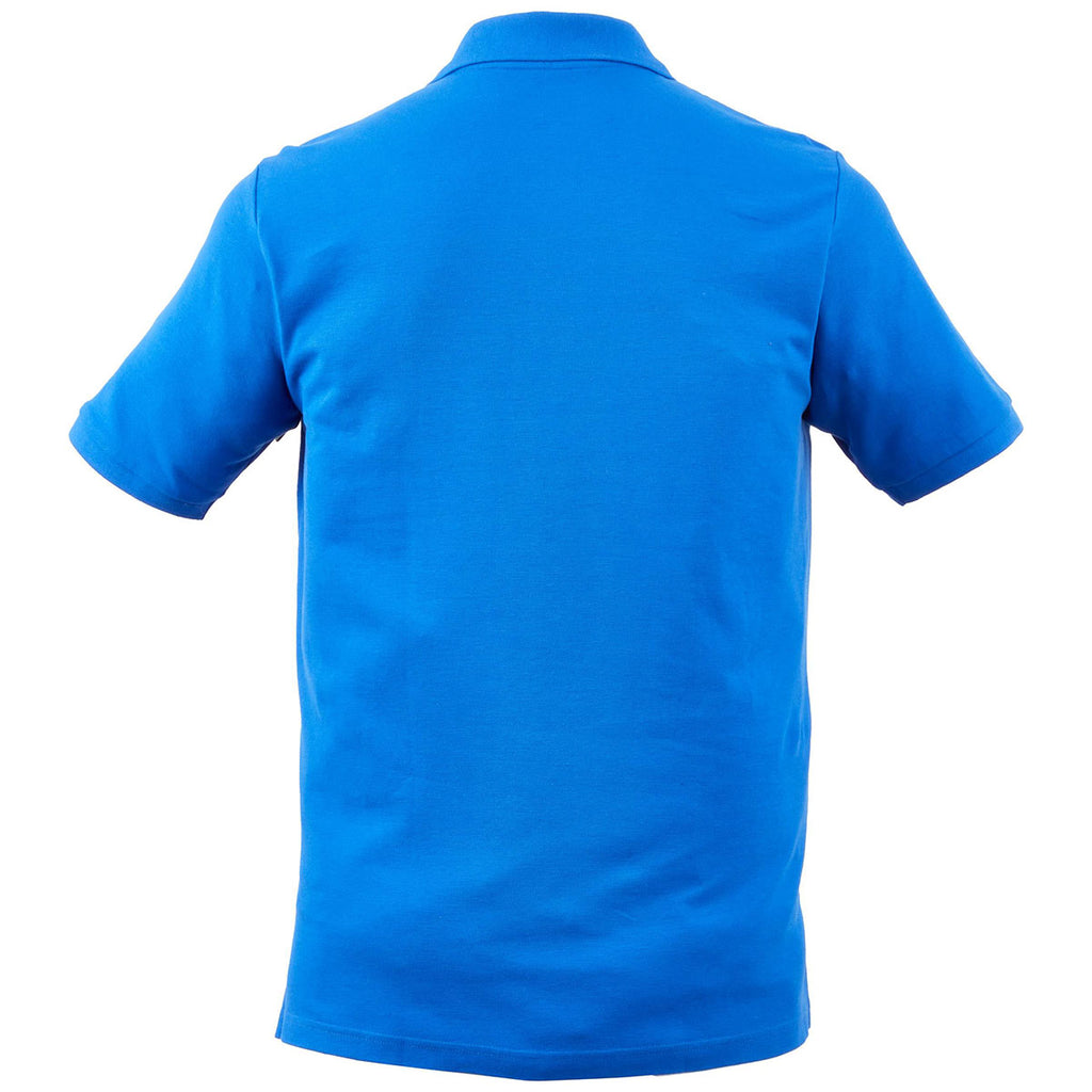 Elevate Men's New Royal Palo Short Sleeve 100% Cotton Pique Polo