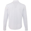 Elevate Men's White TATRA Eco Knit Long Sleeve Button Up Shirt