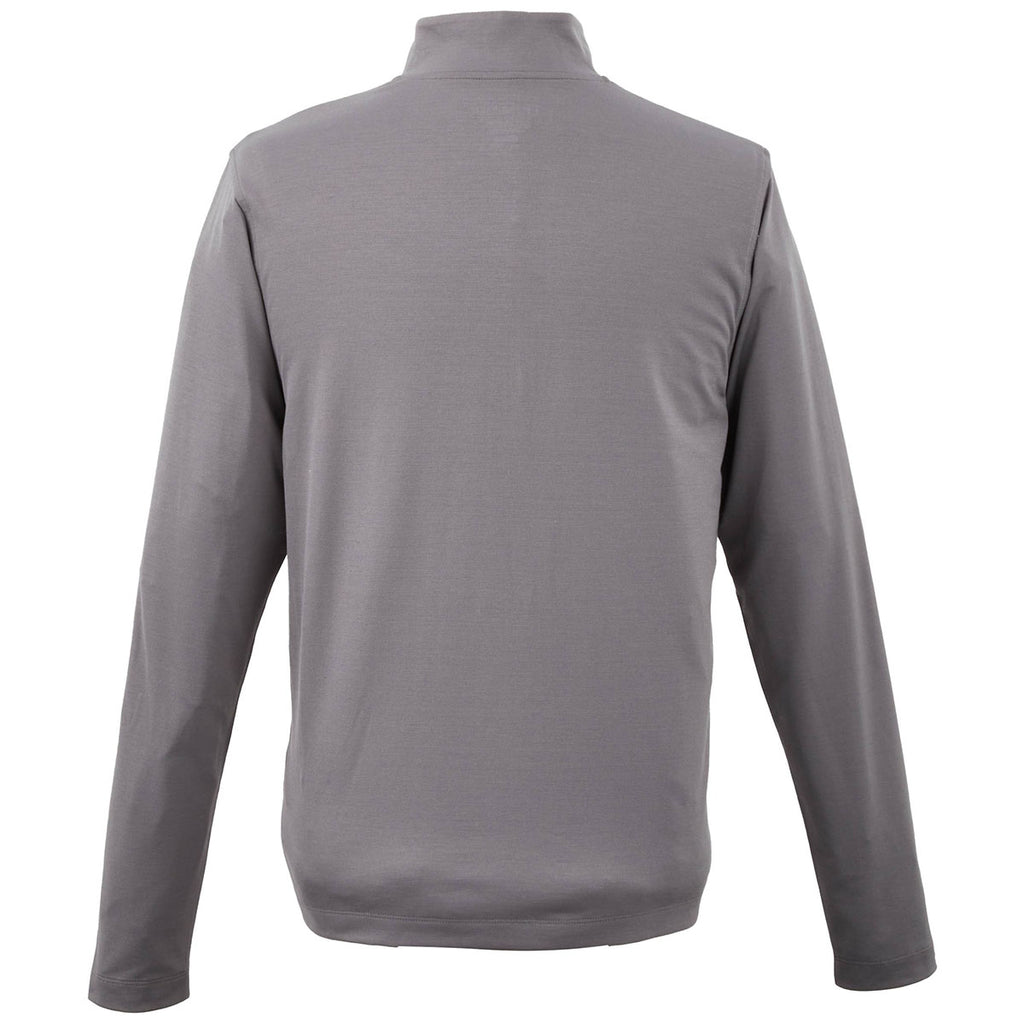 Elevate Men's Charcoal Izu Everything Performance Eco Quarter Zip