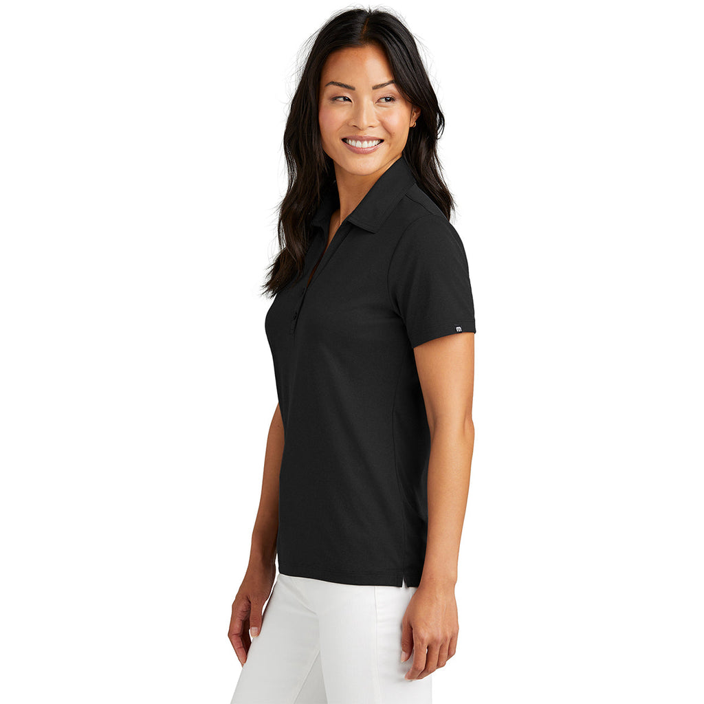 48-Hour TravisMathew Women's Black Coto Performance Polo