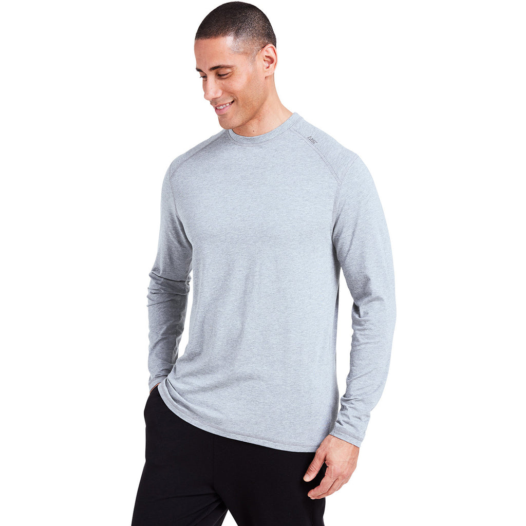 tasc Men's Cloud Heather Carrollton Fitness Long-Sleeve T-Shirt