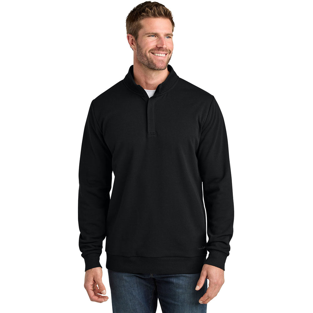 TravisMathew Men's Black Ocean Villa 1/4-Zip