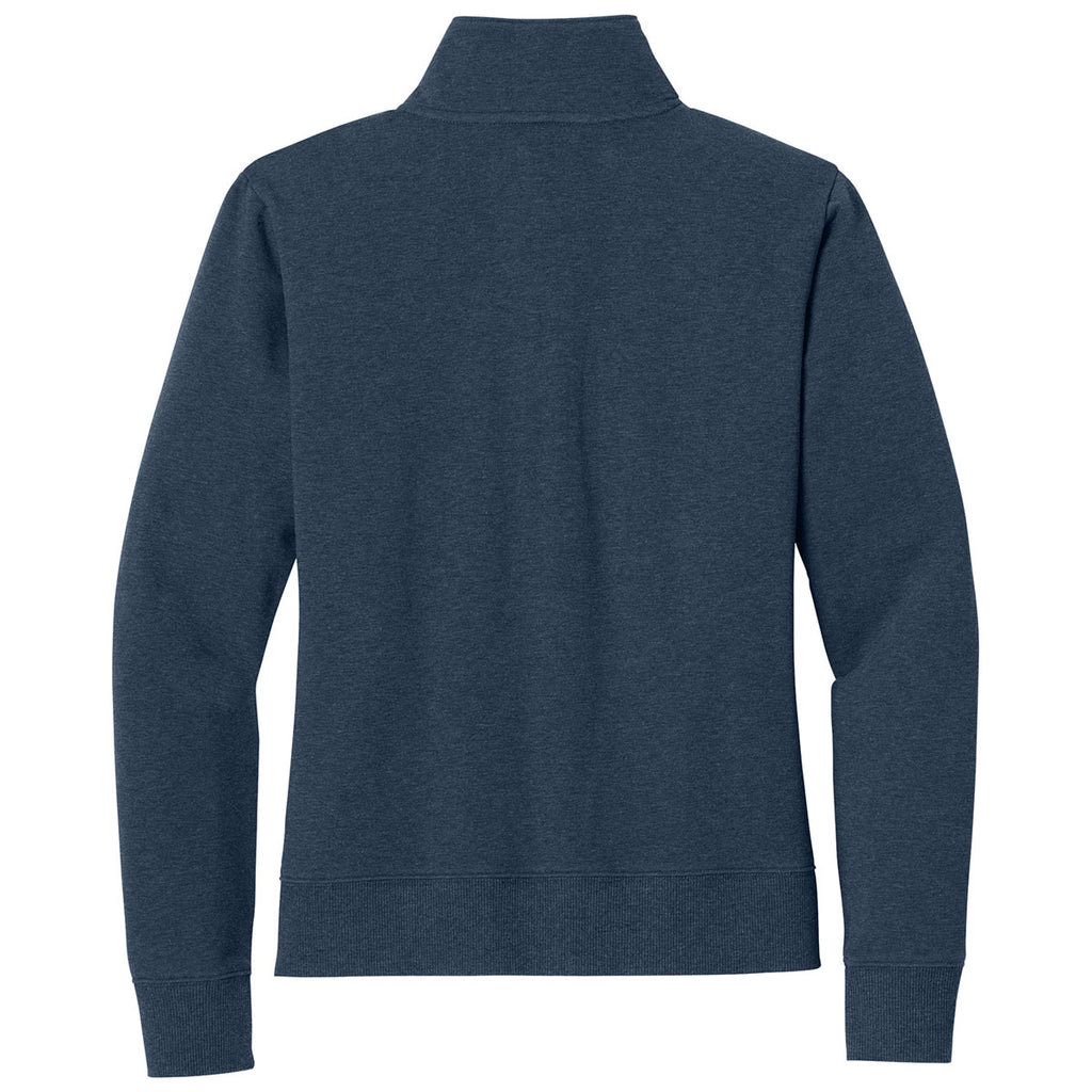 TravisMathew Women's Blue Heather Ocean Villa 1/4-Zip