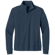 TravisMathew Women's Blue Heather Ocean Villa 1/4-Zip