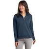 TravisMathew Women's Blue Heather Ocean Villa 1/4-Zip