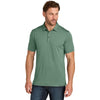 TravisMathew Men's Laurel Green Glenview Solid Polo