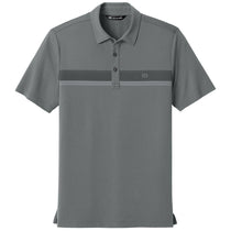 TravisMathew Men's Quiet Shade Grey Glenview Stripe Polo