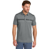TravisMathew Men's Quiet Shade Grey Glenview Stripe Polo