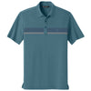 TravisMathew Men's Stellar Blue Glenview Stripe Polo