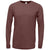 BAW Unisex Maroon Tri-Blend T-Shirt Long Sleeve