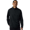 Team 365 Unisex Black Squad Cadet Quarter-Zip Tech Fleece Pullover
