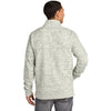 tentree Men's Hi Rise Grey Space Dye Space Dye Fleece 1/4-Zip