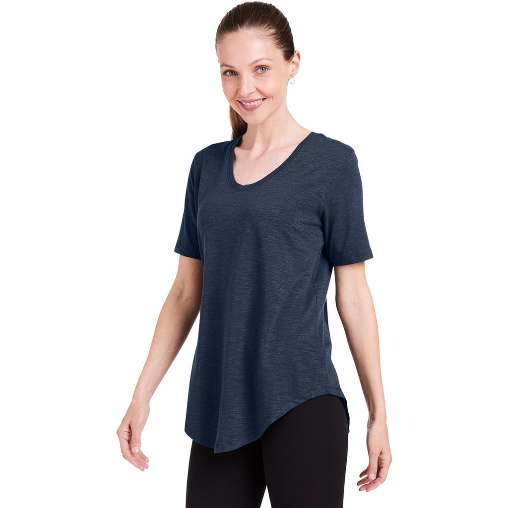 tasc Women's Classic Navy Longline T-Shirt