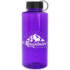 Garyline Transparent Violet Mountaineer Tritan Bottle with Tethered Lid - 36 oz.