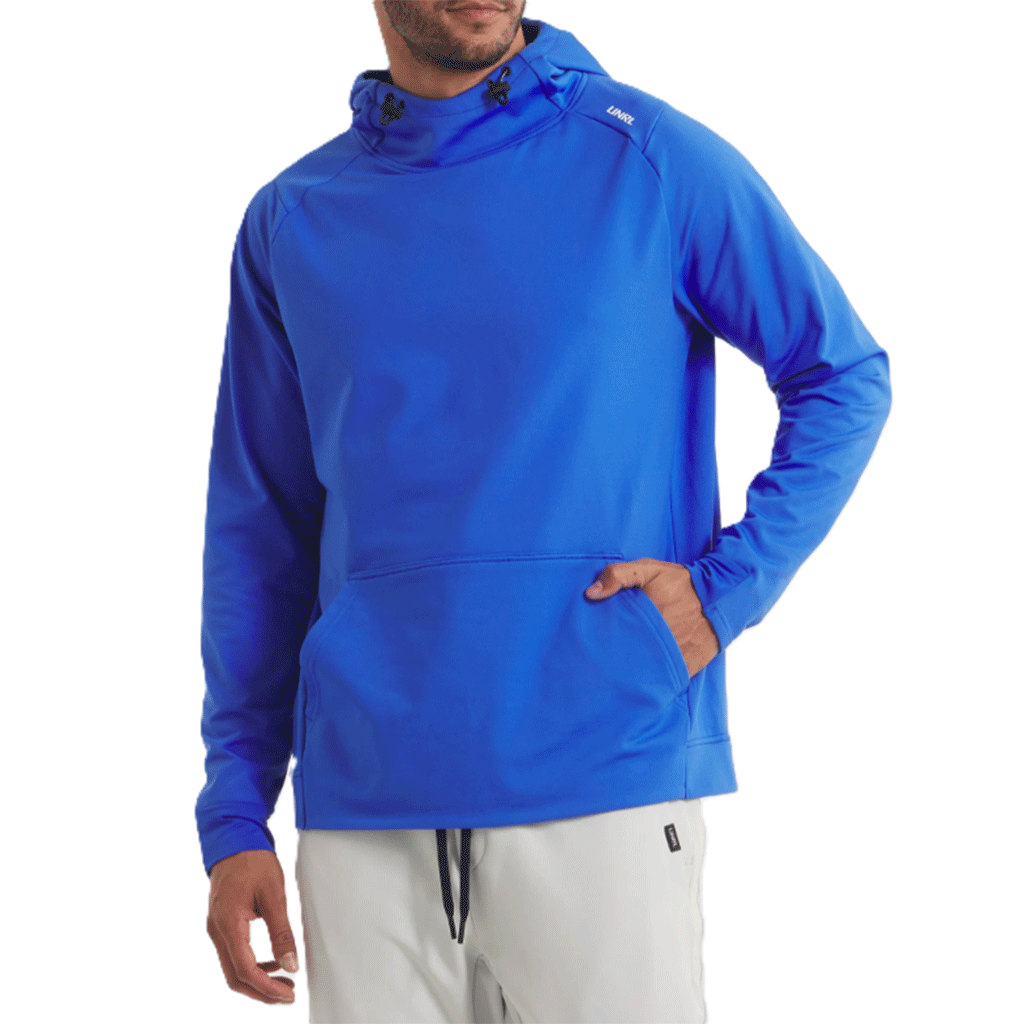 UNRL Unisex Imperial Blue Crossover Hoodie II