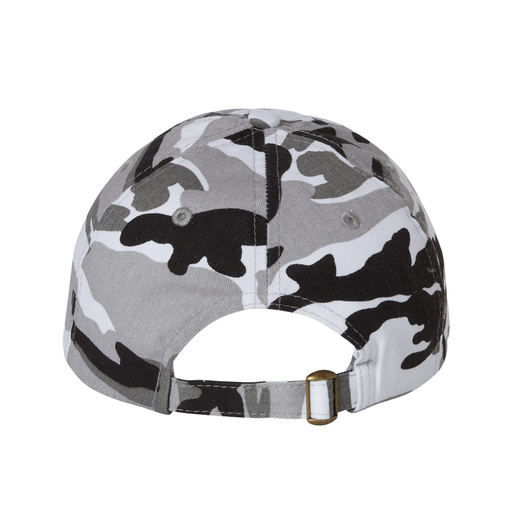 Valucap Grey Camo Classic Dad's Cap