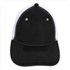 Koozie Black/White Mid-Profile Accent Mesh Snapback Cap