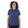 Zusa Women's True Navy Heather Peachy Polo