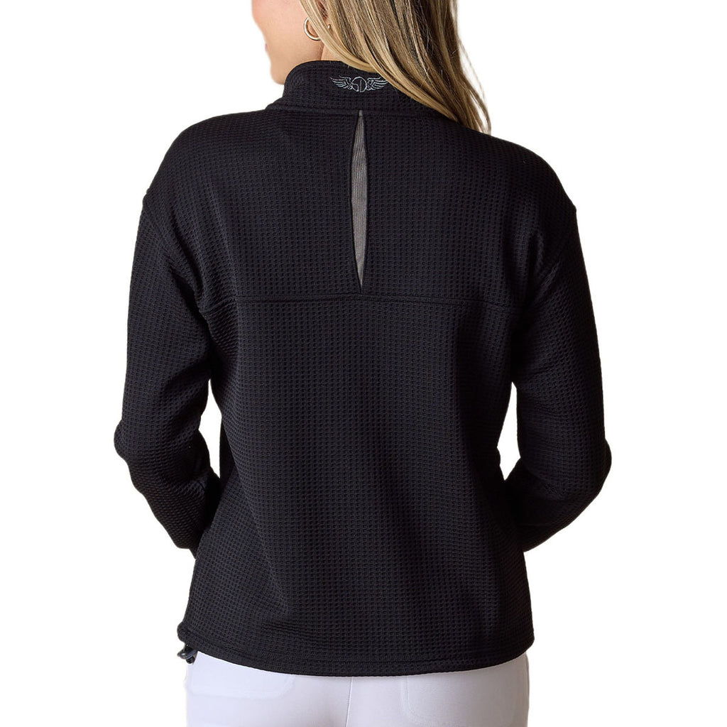 Straight Down Women's Black Opal Half Zip