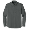 Port Authority Men's Deep Black Long Sleeve Nailhead Easy Care Shirt